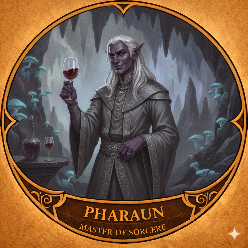 Pharaun: Sorceren mestari