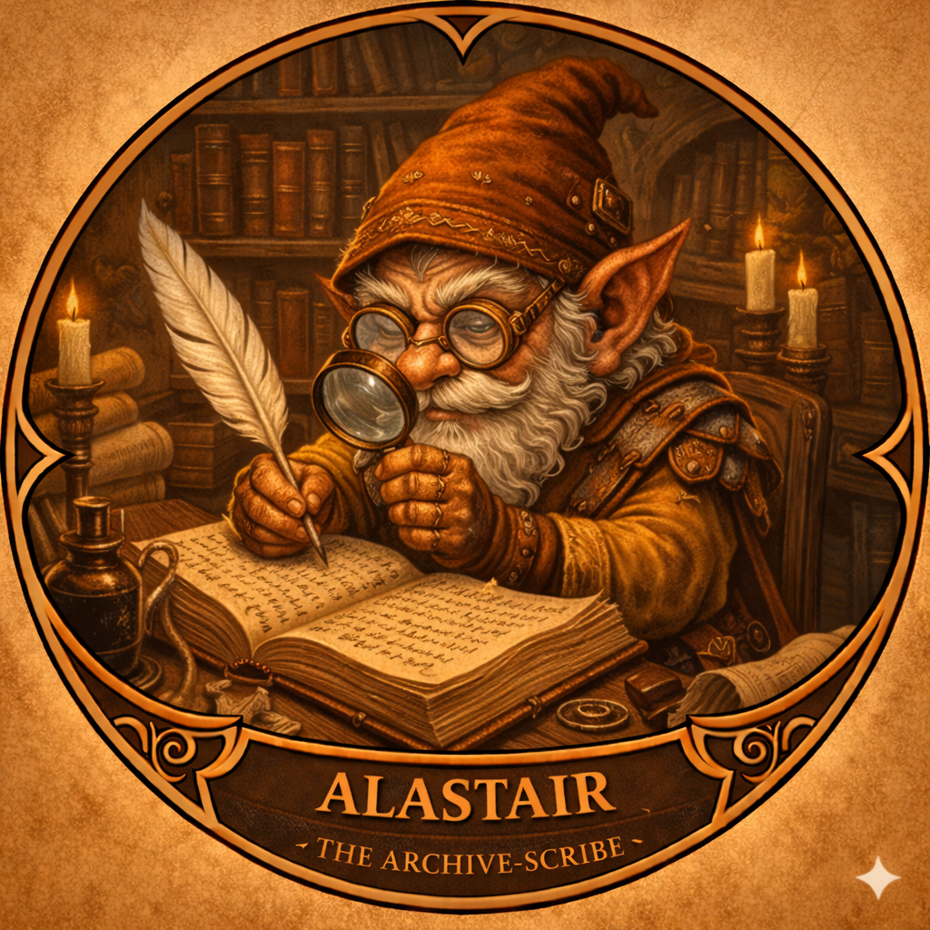 Alastair: 記録保管所の書記士
