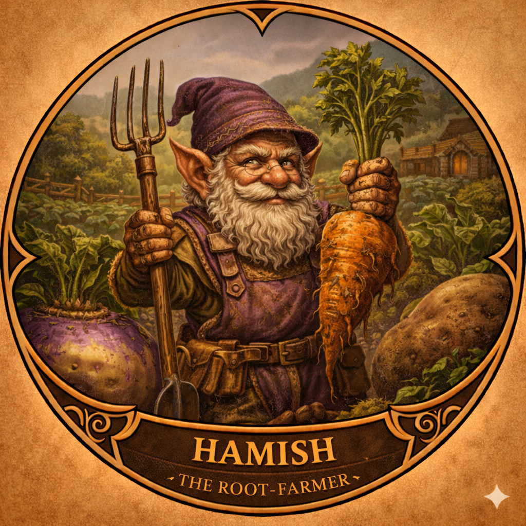 Hamish: 根菜の耕作者
