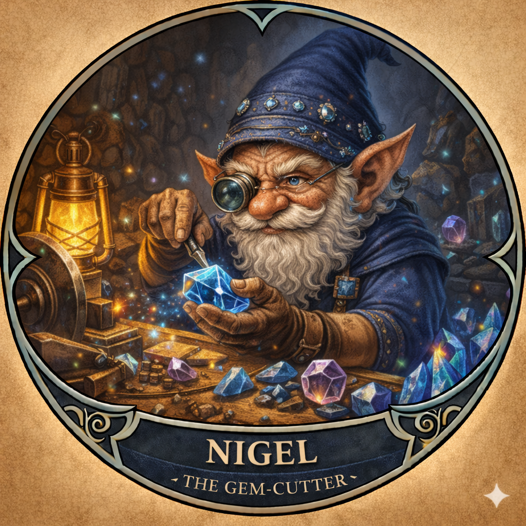 Nigel: 宝石の細工師