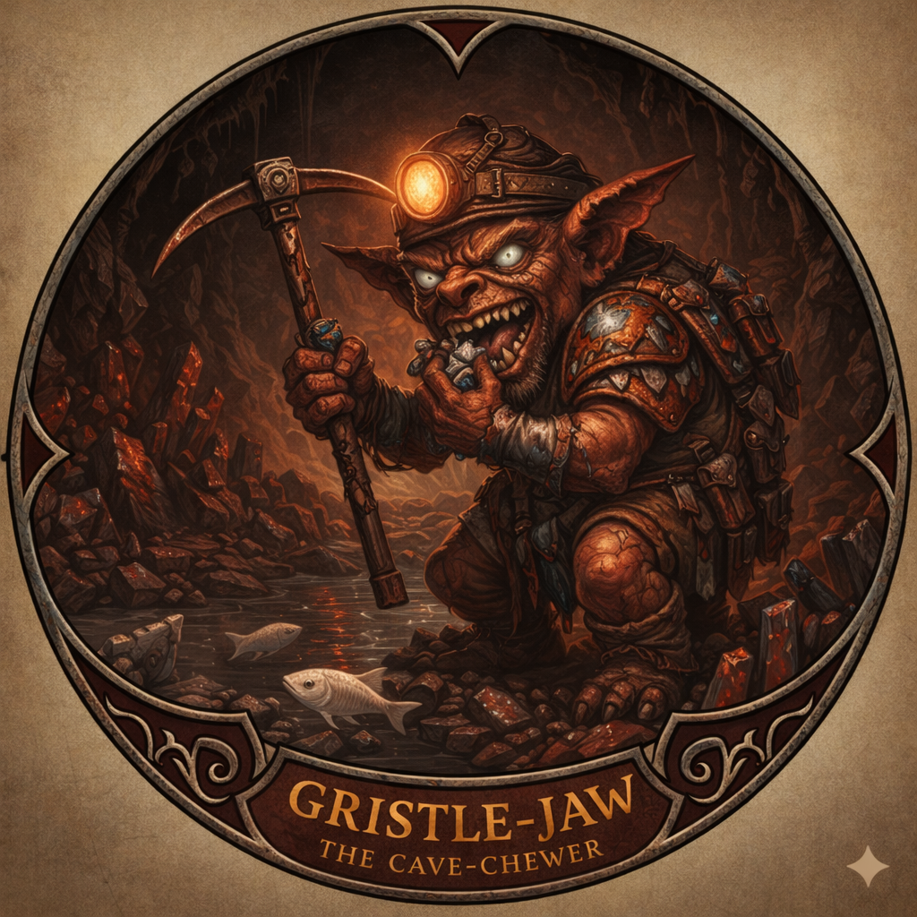Gristle-jaw: 동굴을 씹는 자