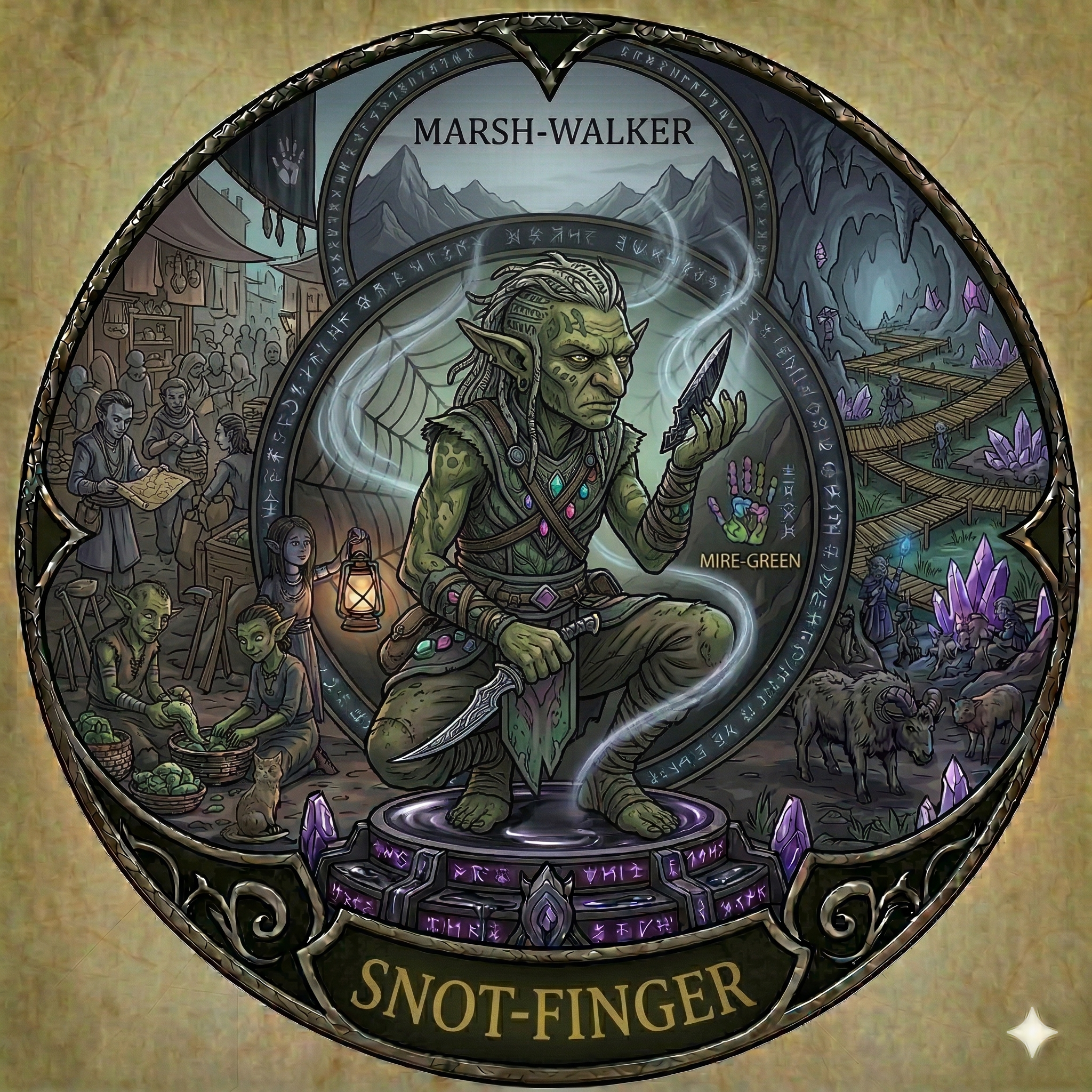 Snot-finger: 늪을 걷는 자