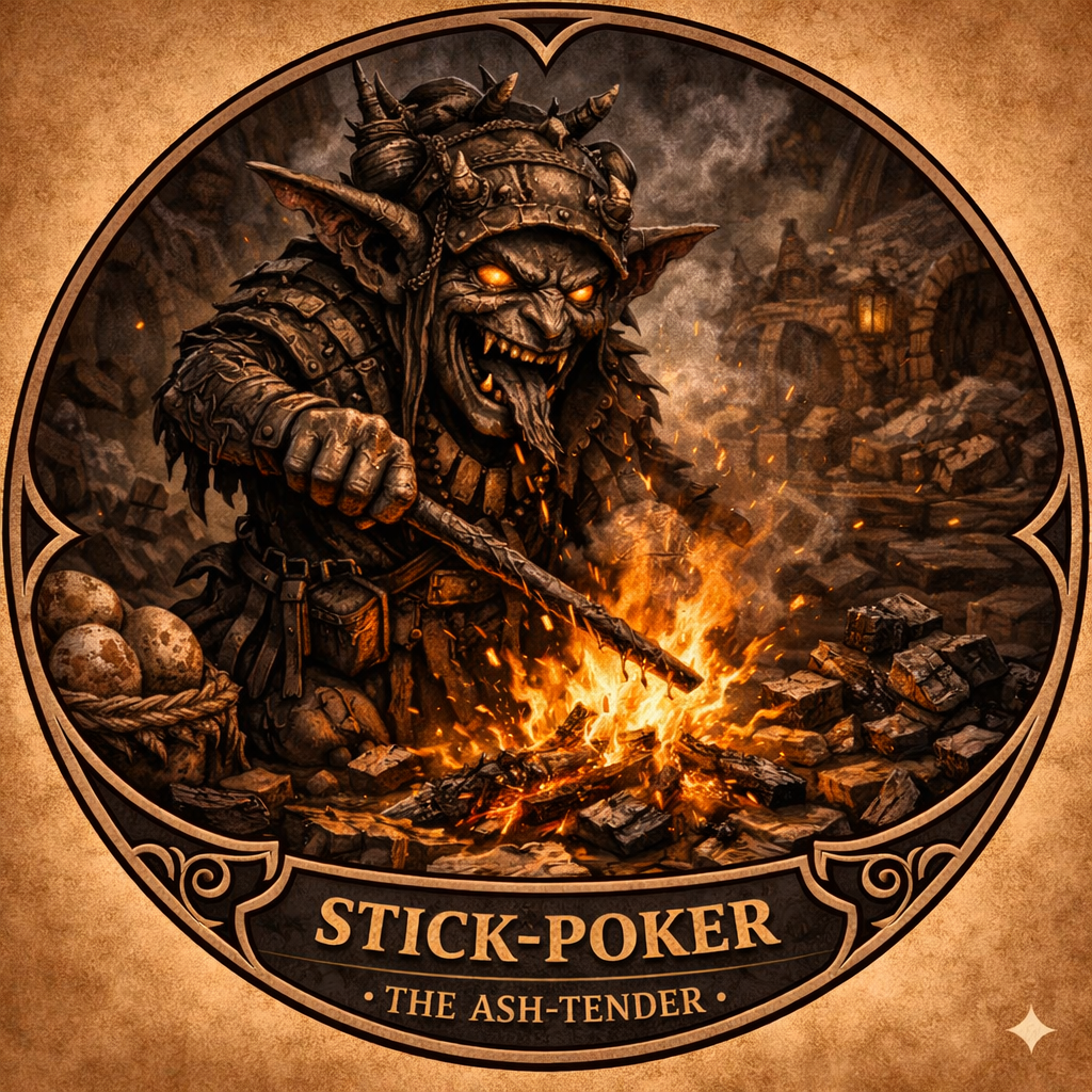 Stick-poker: 잿더미지기