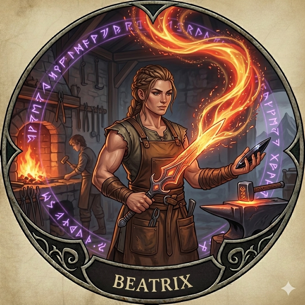 Beatrix: Järnväverskan
